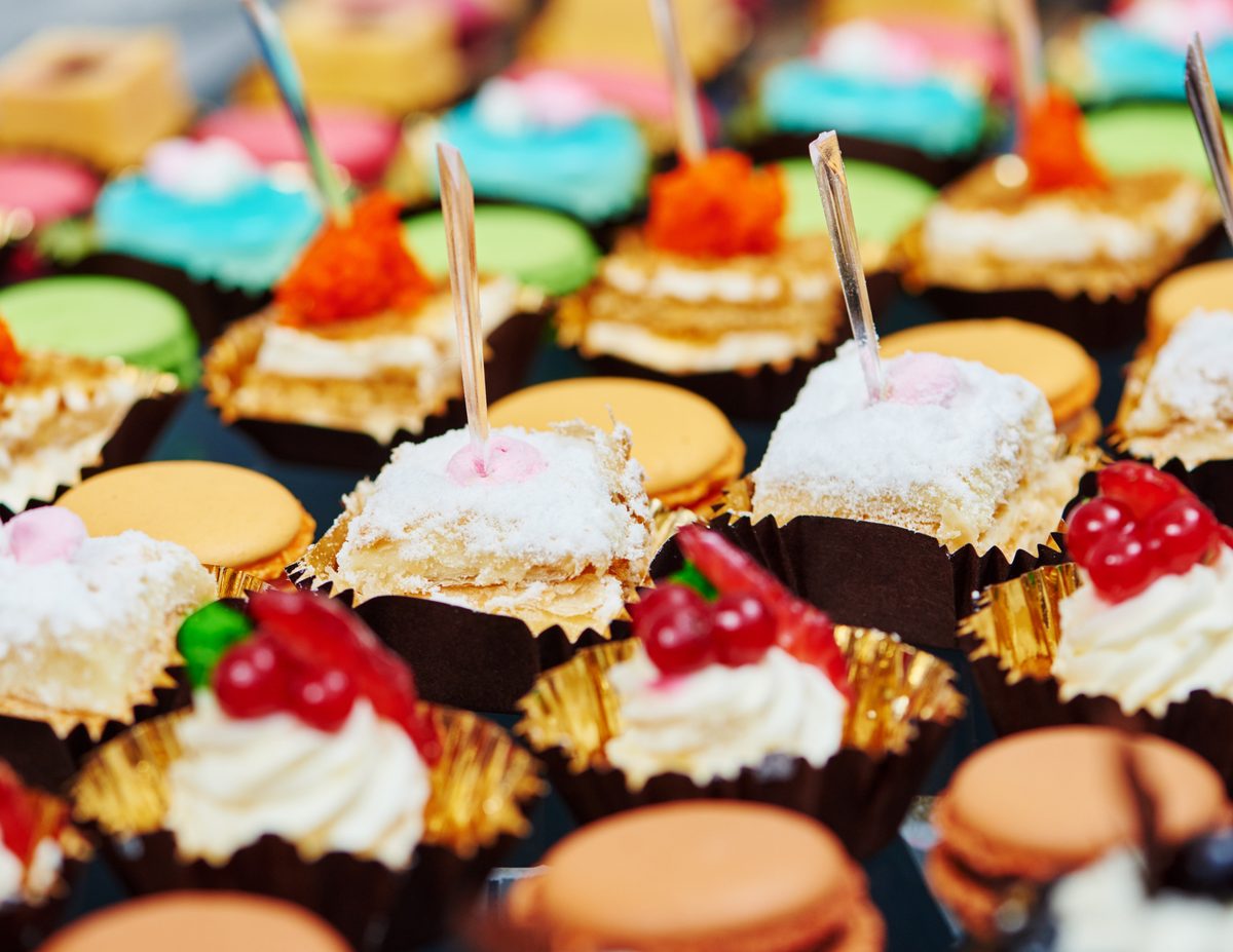 Desserts and fresh juices
